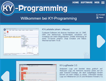 Tablet Screenshot of ky-programming.de